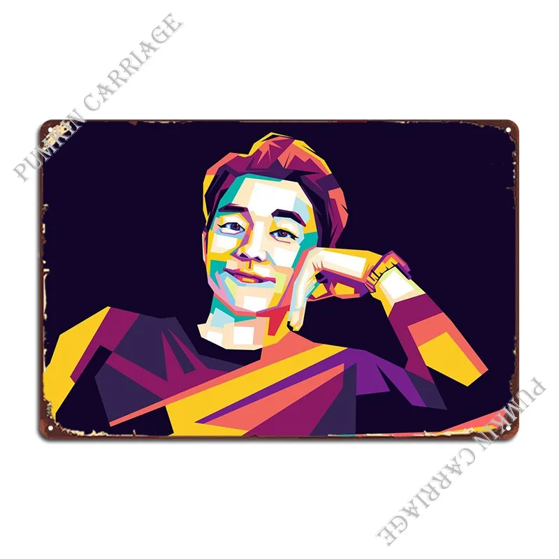 

Gong Yoo In Wpap Metal Sign Funny Pub Home Cinema Tin Sign Poster
