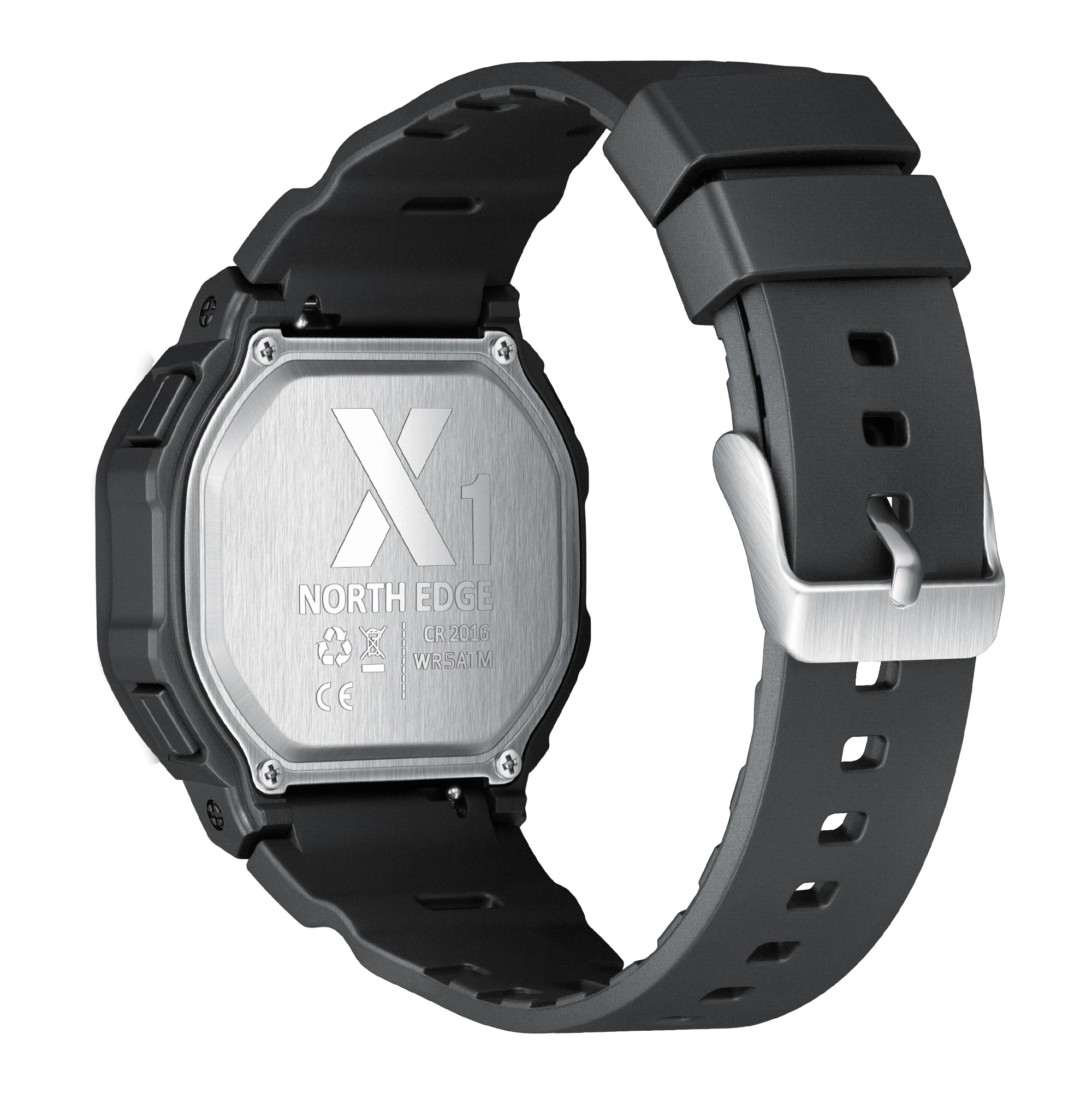 NORTH EDGE X1 Waterproof Sports Watch with Digital Display and Multifunctional Features