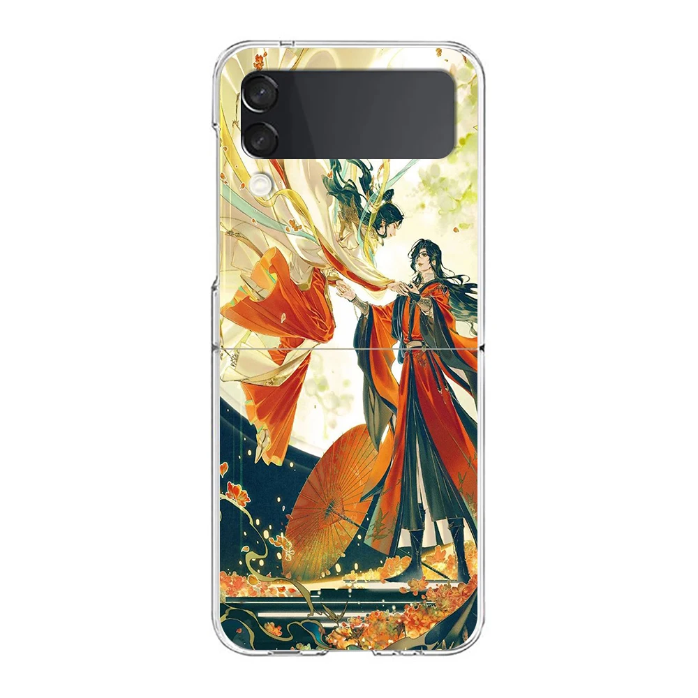 Heaven Official's Blessing Gift Harte PC-Handyhülle für Samsung Galaxy Z Flip 5 4 3, transparente Hülle für Galaxy Z Flip 6 Capas – Detail 2