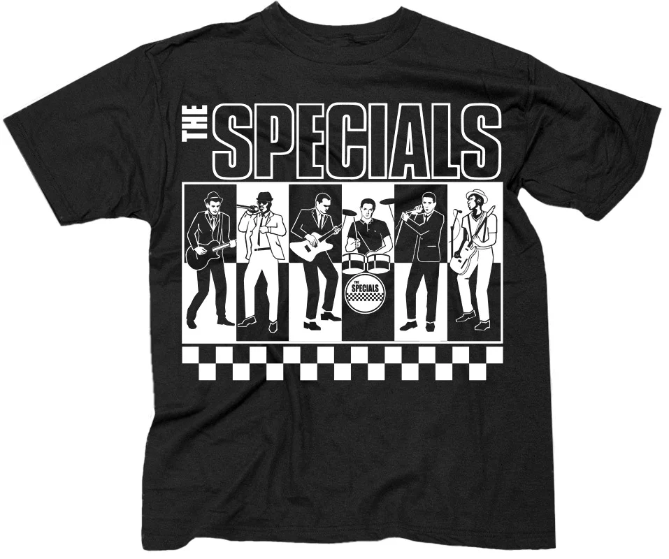 

the Specials Band Concert Men T-Shirt Black Cotton Tee