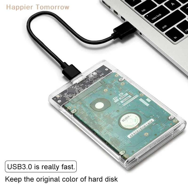 USB TYPE-C 3.0 HDD Ŭ, 2.5 ġ  Ʈ SATA SSD ϵ ̺ ̽ , 6TB    HDD, 1PC