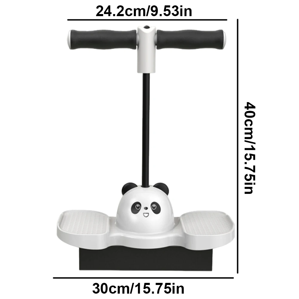 Fitness Bouncing Ball with Handle Panda Jumping Ball Non Slip Child Grow Taller Balance Toy Help Grow Tall for Outdoor Play fitness ball