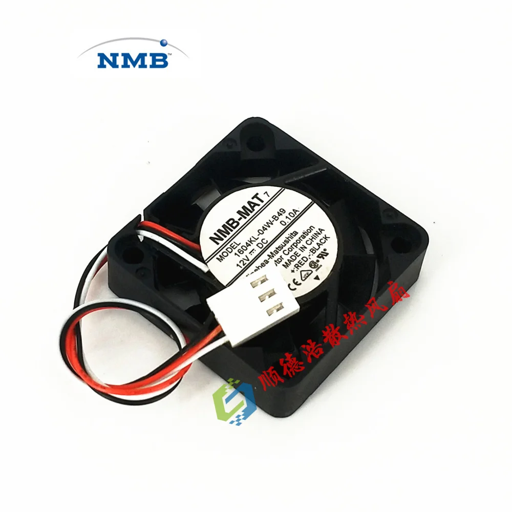 새롭고 독창적 인 NMB 1604KL-04W-B49 B40 4010 12V 0.10A Yaskawa 서보 드라이버 팬, 서보 드라이버 팬