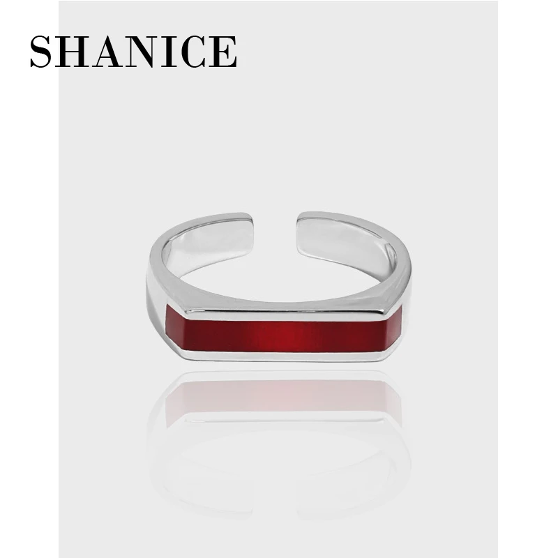 

Женское кольцо SHANICE из серебра 2024 пробы, с геометрическим узором