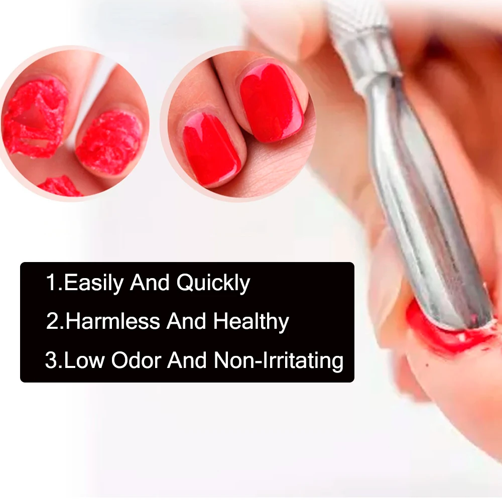 Tinovo Uno 15ML Magic Remover Professional Quick Step Nail Gel Polish Remover Burst Semi Permanent Soak Off Degreasr Cream 2