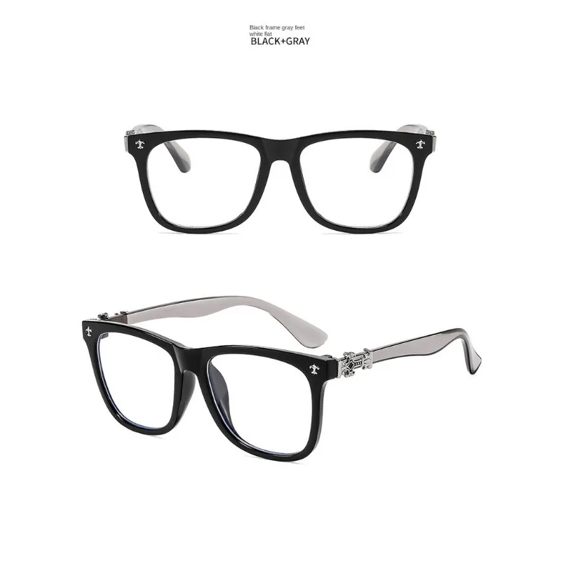 Fashion Glasses Frame Women Anti Blue Light Men Square Eyeglasses Vintage Prescription Eyewear - 5