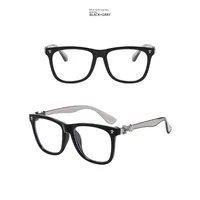 Fashion Glasses Frame Women Anti Blue Light Men Square Eyeglasses Vintage Prescription Eyewear 5