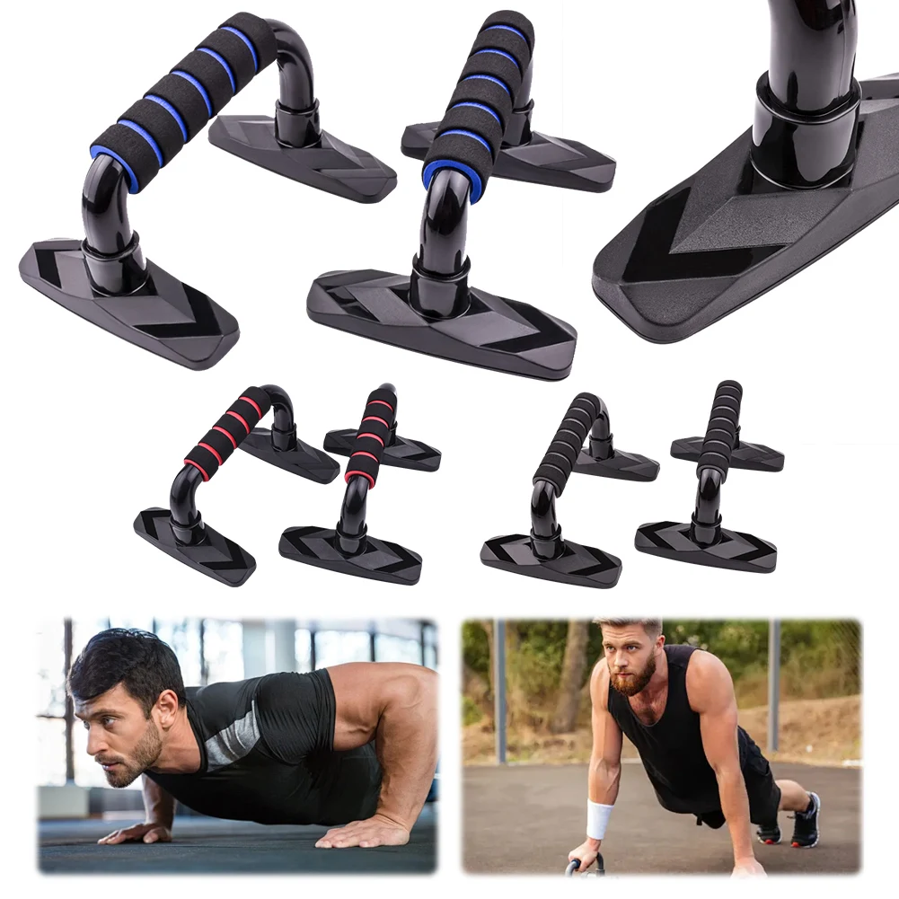 2Pcs Push Up Bar Push-up Bracket Foam Handles Push Up Grip Handle Anti Slip Chest Fitness Equipment for Floor Workouts