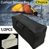 1/2PCS Garden Furniture Cushion Storage Bag Waterproof Anti-UV Rectangle Rip Proof 210D Oxford Fabric Christmas Tree Storage Bag 1