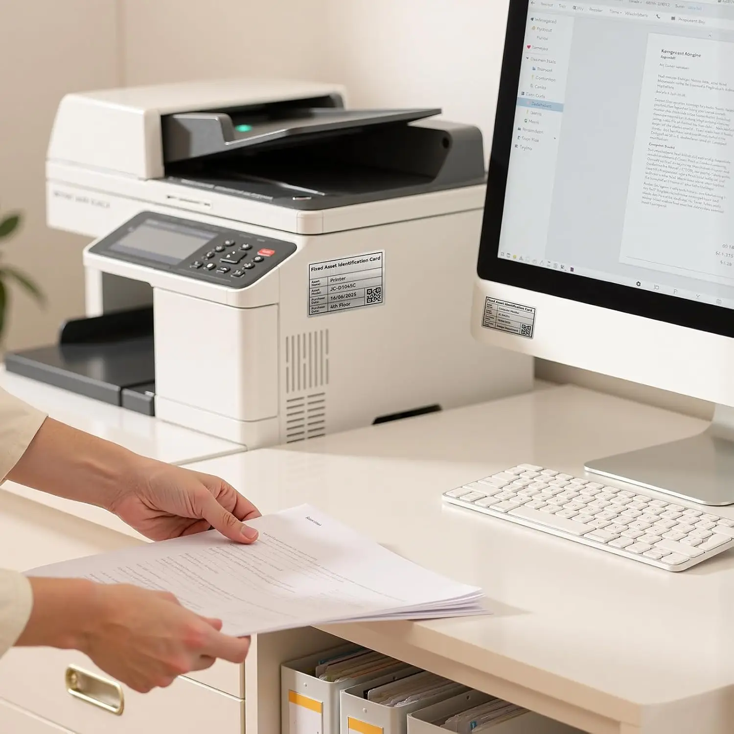 Transfer Label Paper For NiiMBOT M2 M3 Z401 B32 Thermal Transfer Label Printer White Transparent Color Laser Sticker Keep-Long