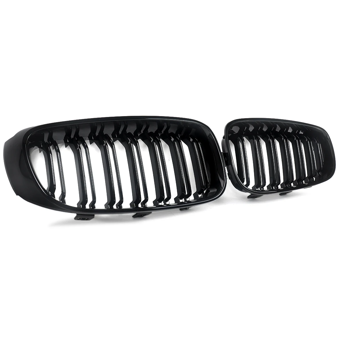 Front Bumper Kidney Grille Grill For BMW F34 328i 330i 340i 335i 3-Series GT 2012 2013 2014 2015 2016 2017 2018 Gloss Black Pair