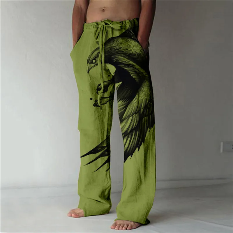 

Four seasons Europe and America thin men's Cargo pants Fashion large fashion sports casual pants Beachwear men's trousers