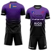 New Men's Padel Tennis Training Suit Premium Gradient Padel Shorts and T-Shirt Set Summer Quick Drying Sportswear Two-piece Set 5