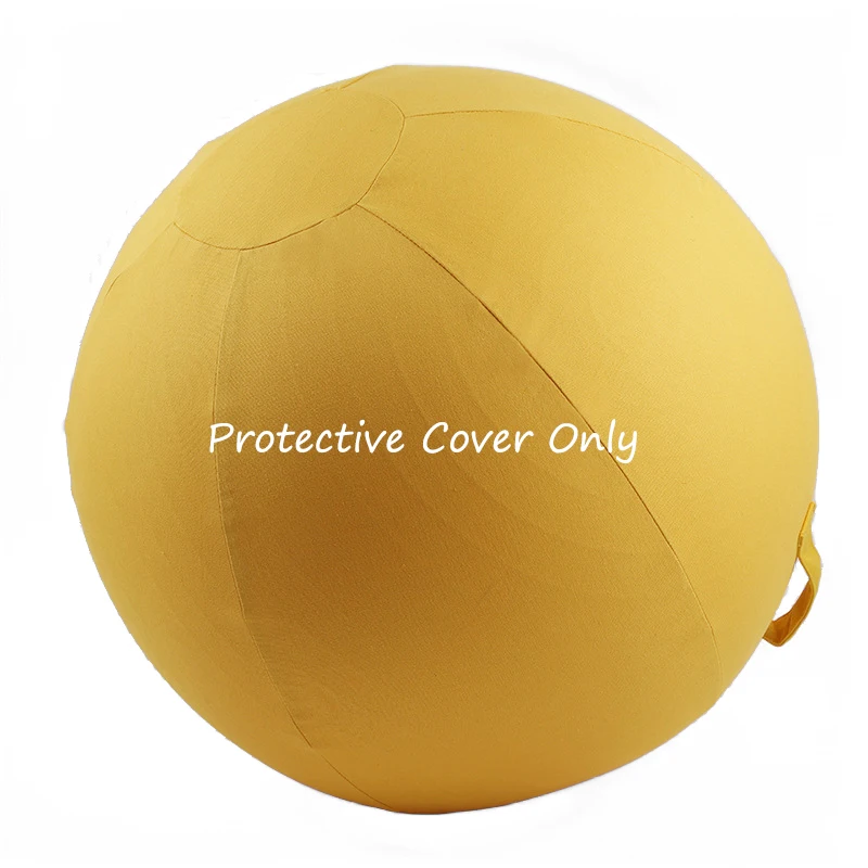 65CM Yoga Ball Dustproof Cover Anti-Slip Cotton Anti-Static Absorb Sweat Yoga Fitness Accessories Ball Cover For Protective Case
