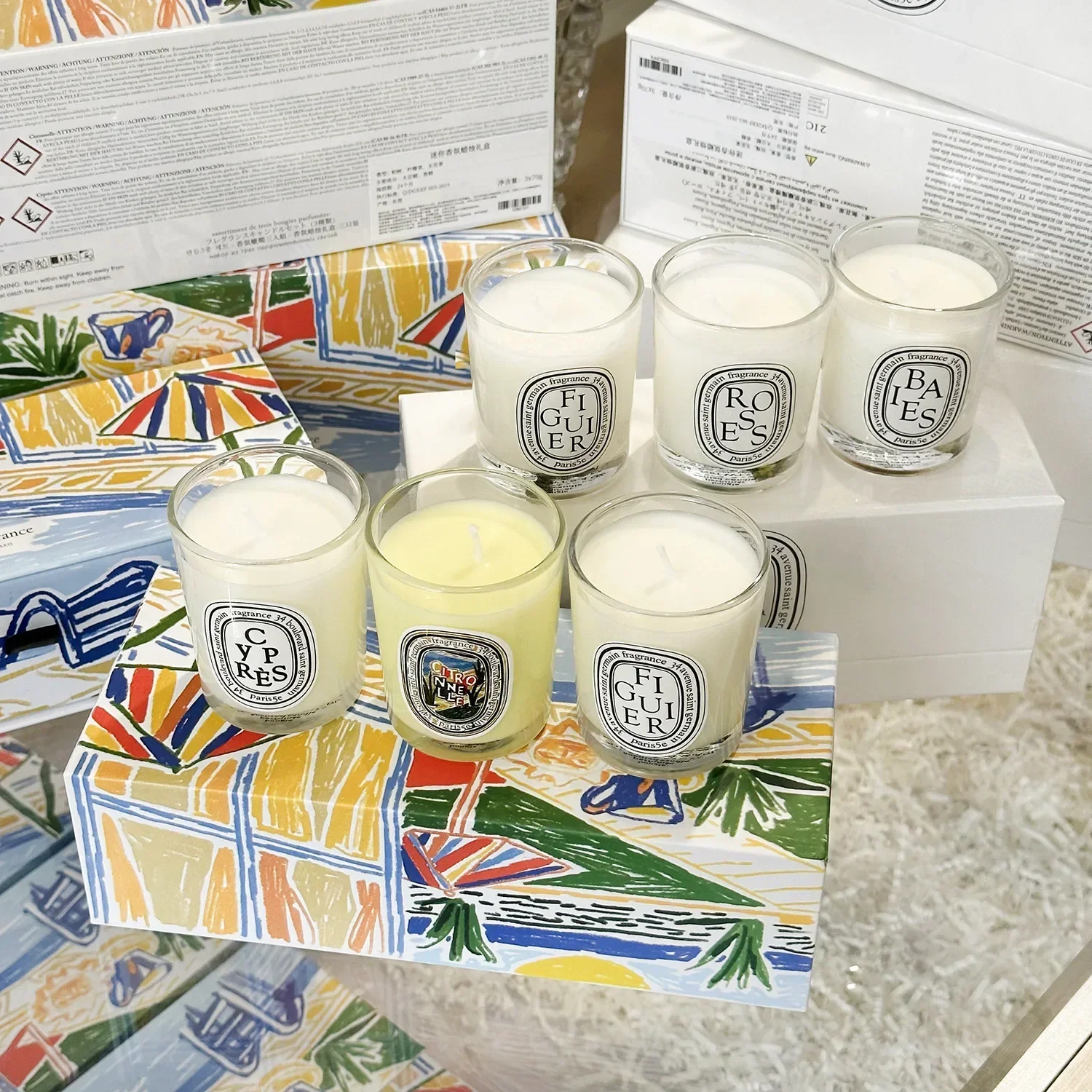 Aromatherapy Scented Candle – Natural Plant & French Fragrance 1