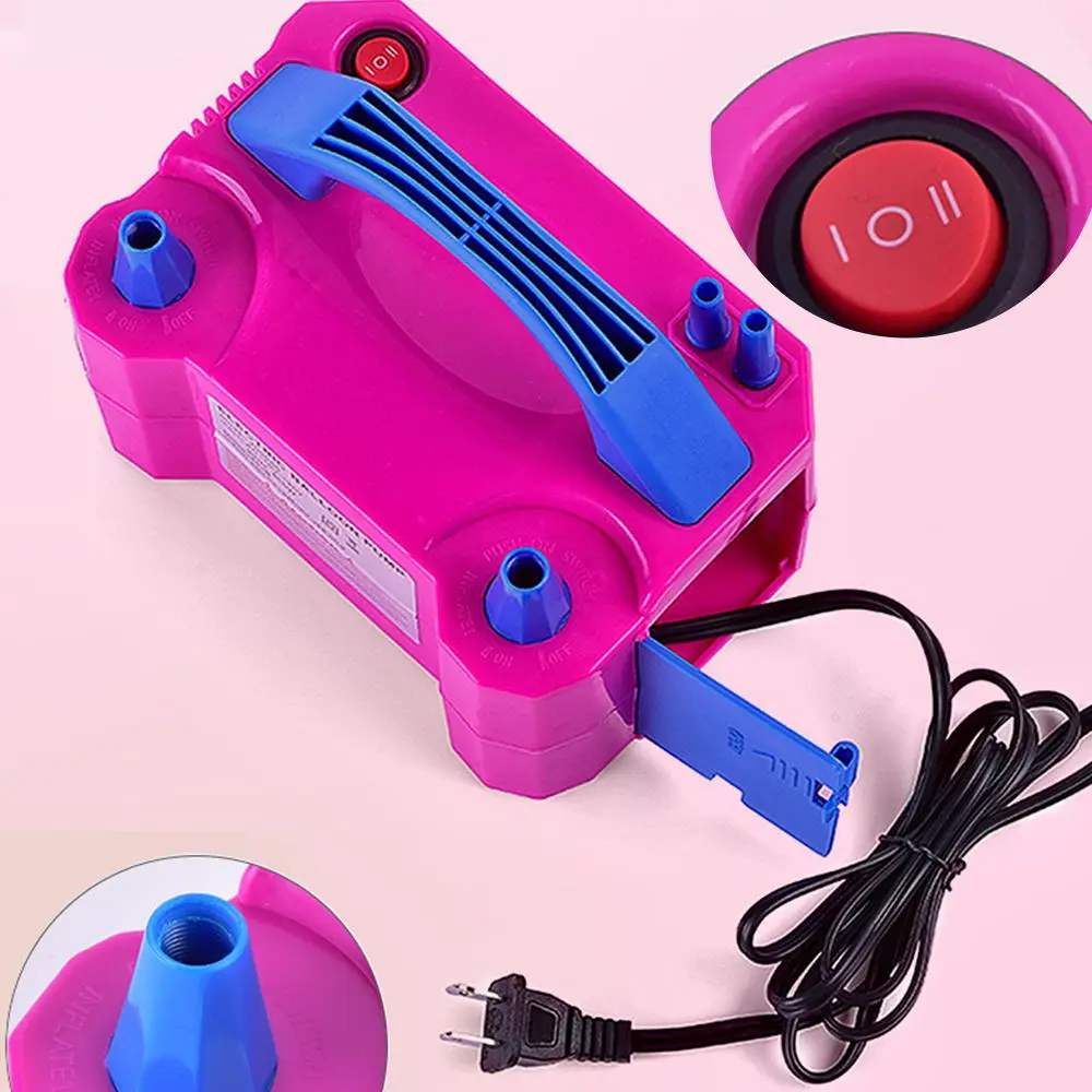 Pompe à Ballons Électrique Double Embout - Gonfleur Automatique/Manuel - 400W - Pour Fêtes Et Mariages