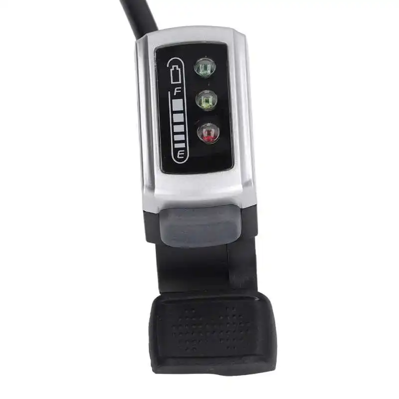 Electric Bike Thumb Throttle with Battery Status and Switch