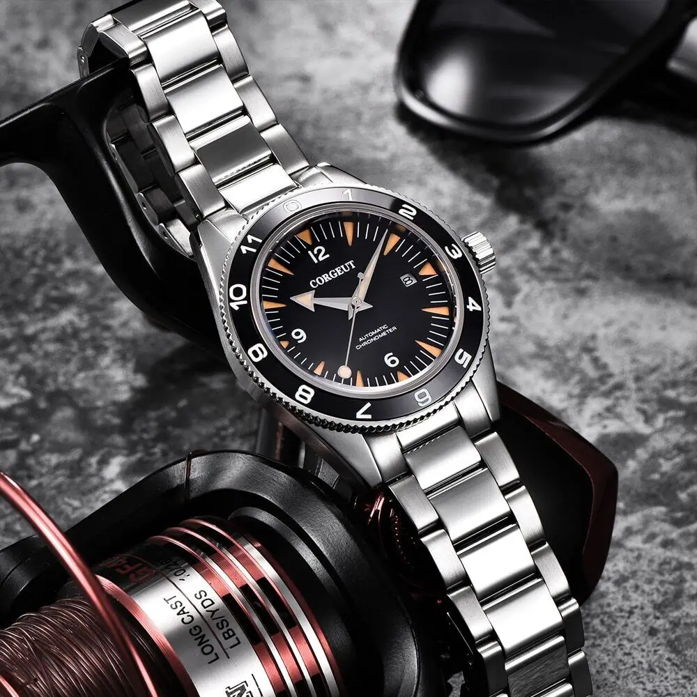 41MM Sapphire Glass 100m Waterproof MIYOTA Japan NH35A ST1612 Automatic Luminous Mens Watch Nylon/Leather Sport Strap