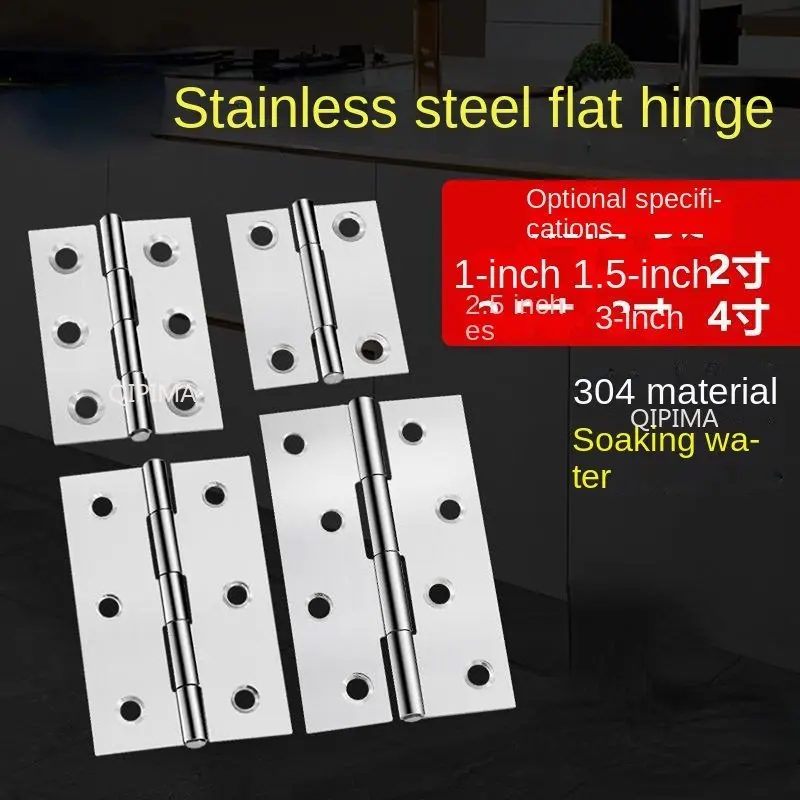 Cabinet Door Hinges 2Pc Mini Stainless Steel Furniture Hinge for Cabinet Door Drawer Wooden Box