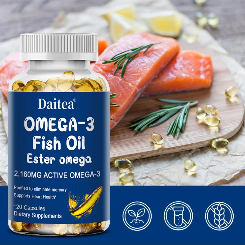 

Omega-3 fish oil rich in DHA and EPA, improve bad mood, relieve stress, strengthen the brain, improve memory and intelligence