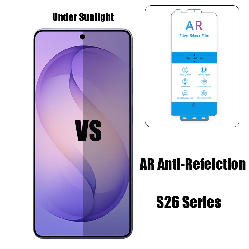 מגן מסך AR PET עבור Samsung Galaxy S26 Plus Ultra S26U S26+ סרט מגן נגד השתקפויות לא מזכוכית