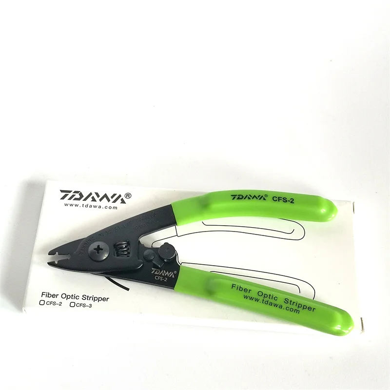 1PCS Stripper for Fiber Optic CFS-2 fiber optic peeler Wire Strippers FTTH Tools Kit Scissors Double Hole