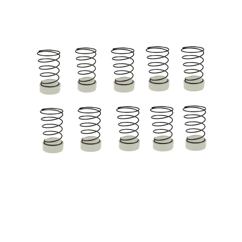 10Pcs Type 65 Air Compressor One-way Valve Check Valve Silicone Plastic / Copper Valve Core Air Pump Spring PlugSpring Plug 10pcs car engine cylinder head valve spring compressor remove install tool