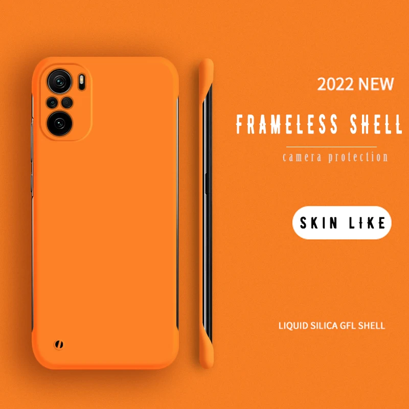 Einfache schlanke dünne Matte Handyhülle für XIAOMI Mi 12 11 Ultra 11T 9 9T 10 10S 10T Lite Pro Bumper Poco F3 Rimless Co_voghion.com