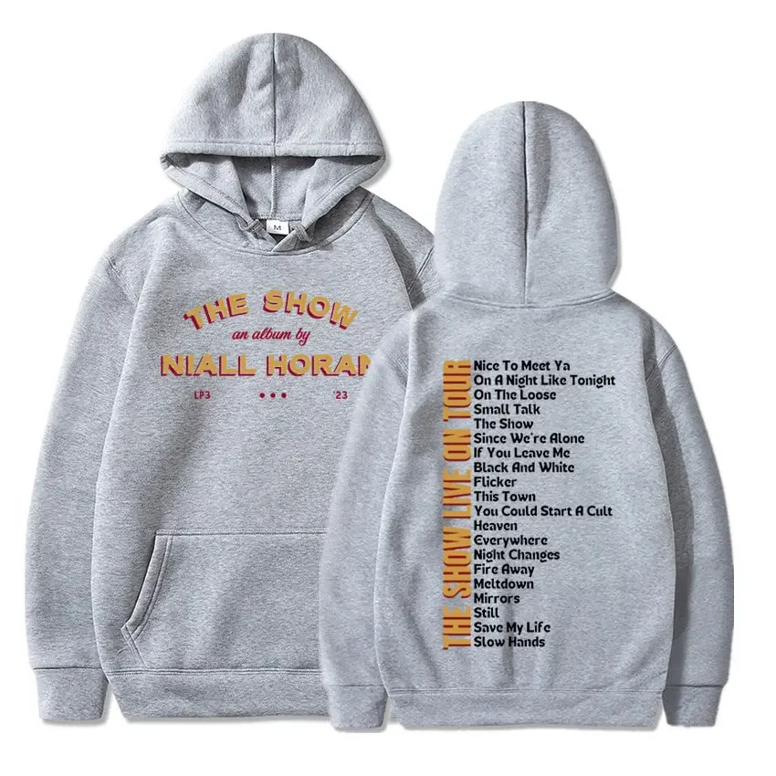 Niall Horan 2024 The Show Live On Tour Aesthetic Oversized Sweatshirt Men Women Hip Hop Vintage Concert Hoodie Fans Gift 5