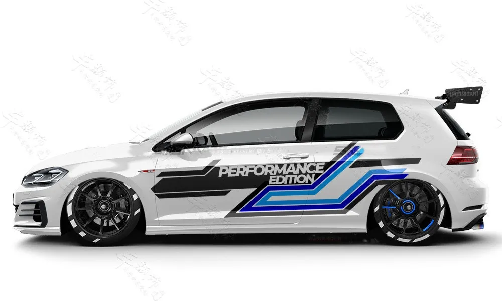 Neue custom car aufkleber auto aufkleber Vinyl sport mode spezielle auto  seite film FÜR Volkswagen Golf 6 Golf7 Golf8 POLO scirocco - AliExpress