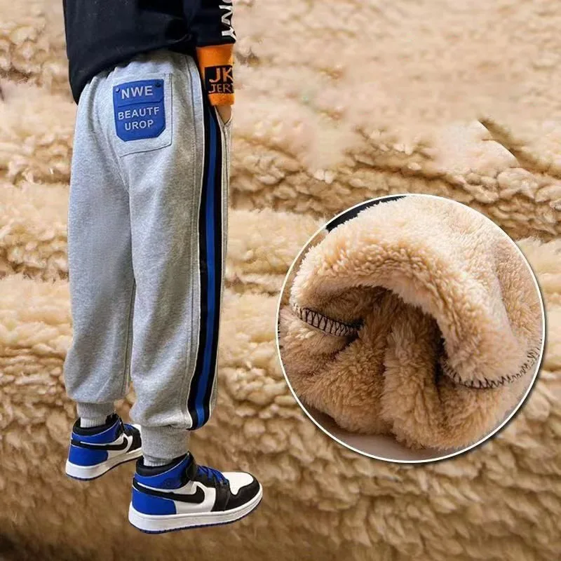 

Boys Wear Winter Pants For Children Boys' Sweatpants Children's Boy's Clothing Kids Clothes Teenagers Free Shipping Items Cargo