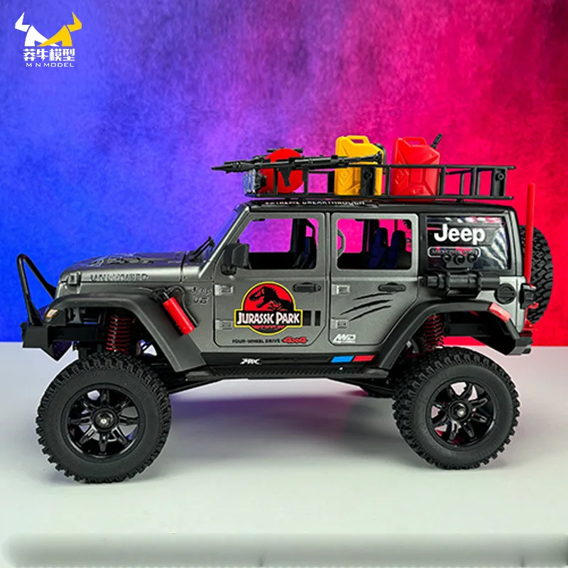 New upgrade MN128 4wd Off-road vehicle JP Dinosaur version adds mood piece upgradable metal parts New Year gift 3