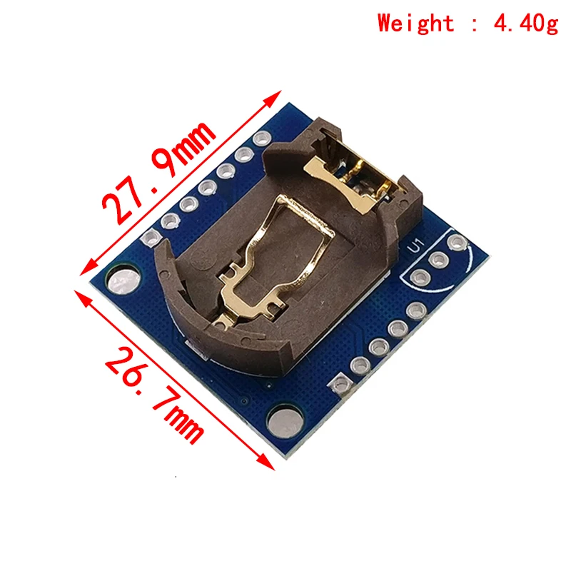 10 Moduli RTC DS1307 Con EEPROM AT24C32 Per Arduino - Orologio Tempo Reale Con Batteria CR2032