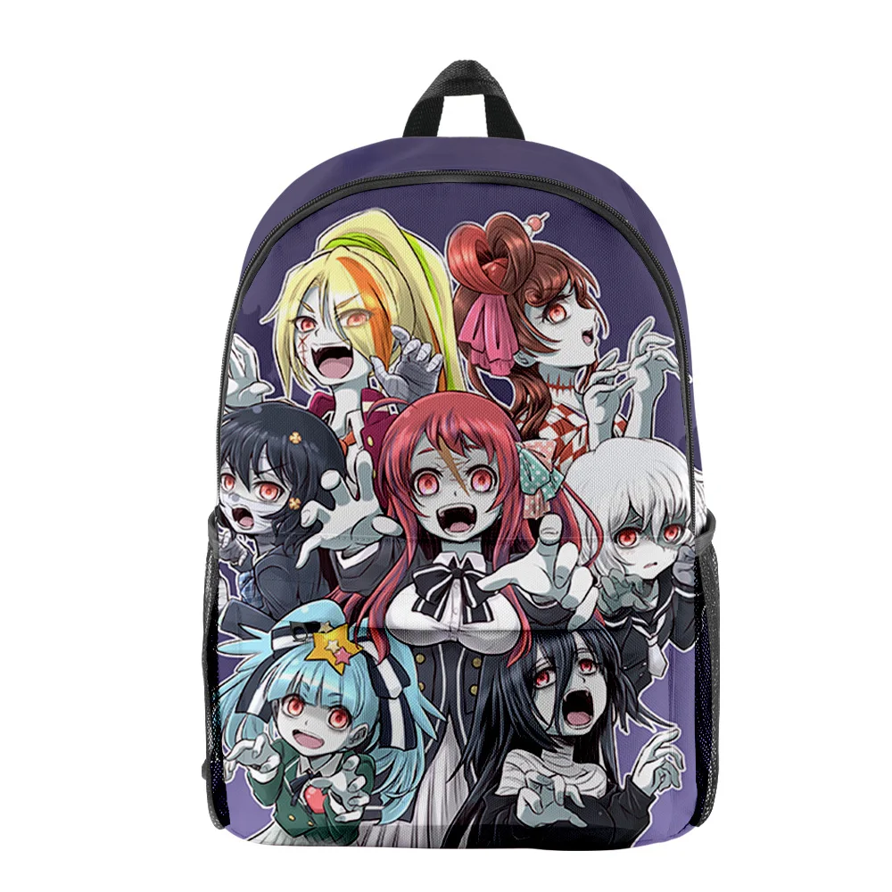 

Popular Youthful ZOMBIE LAND SAGA Student School Bags Notebook Backpacks 3D Print Oxford Waterproof Boys/Girls Funny Travel Bags