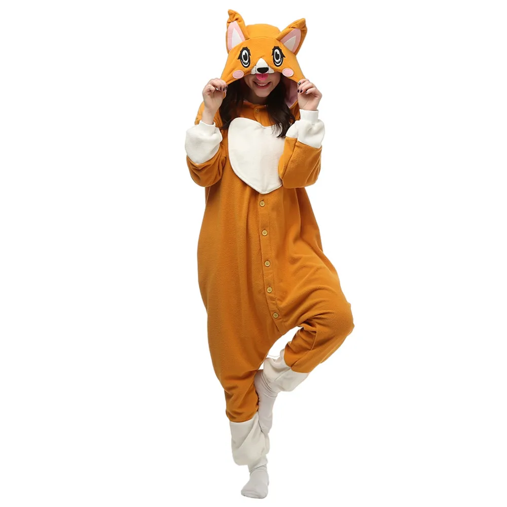 

Adults Puppy Dog Animal Kigurumi Women's Men's Onesies One Piece Pajamas Cosplay Costumes for Halloween Carnival Party