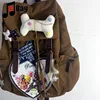 Student Schoolbag Canvas Backpack Women Gothic Punk Spicy Girl Vintage Bag Large Capacity Computer Backpack Y2k Girl bag tote 4