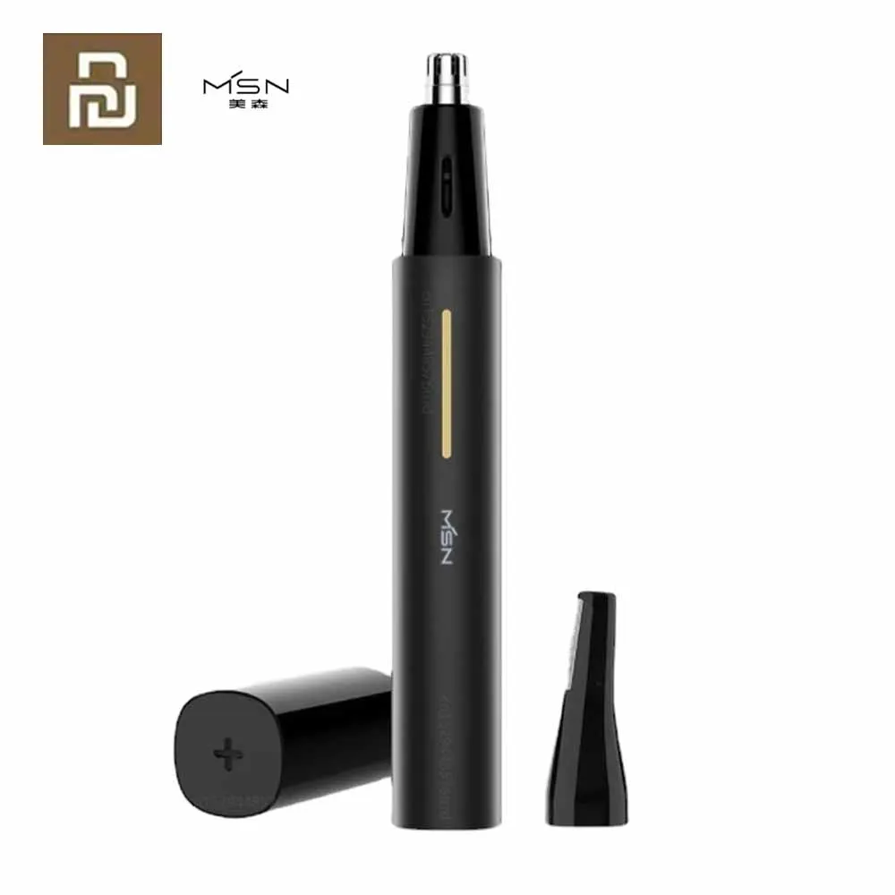 

Youpin MSN 3 in 1 Electric Ear Nose Hair Trimmer Double Head Nasal Hair Cleaner Rechargeable Hair Removal Eyebrow Trimmer