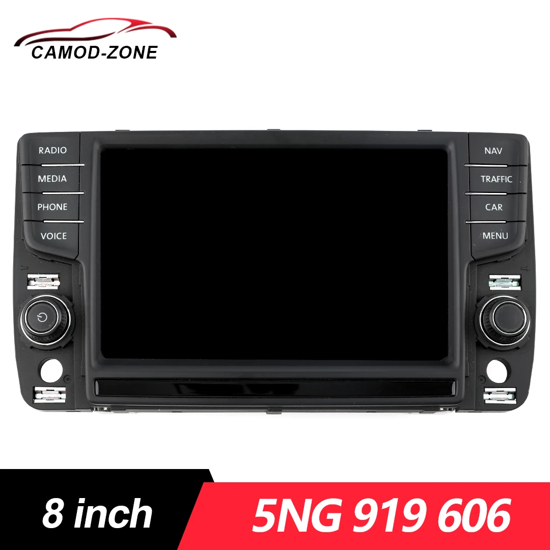 5Ng 919 606 Originale 8 Pollici Pulsante Meccanico Touch Screen Per Vw Golf 7 Mk7 Passat B8 Tiguan Mk2 Touran 5T Arteon 5 Ng919606