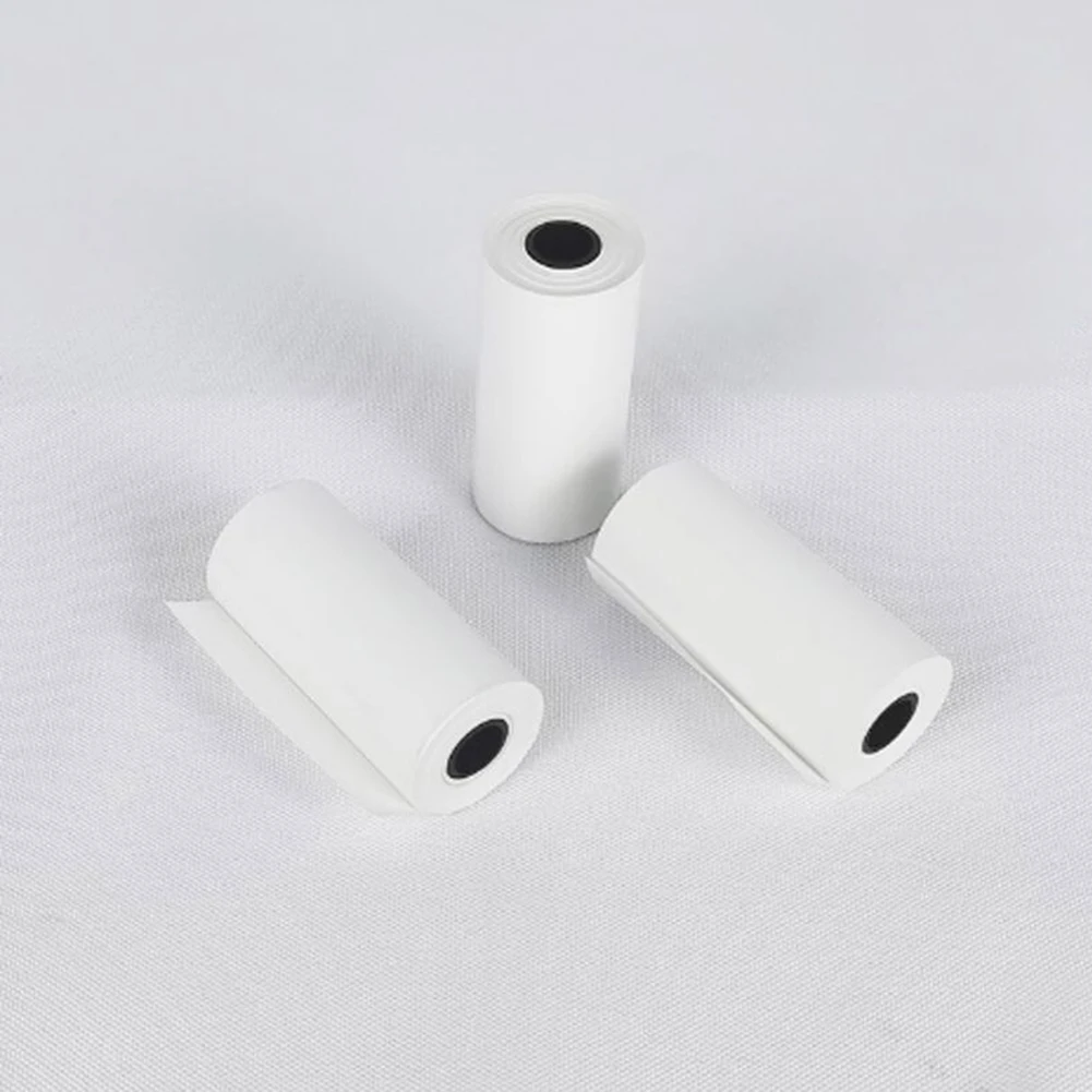5 Rolls Thermal Printer Paper Printing Paper Printing Clear Thermal Paper for Photo Printer Kids Camera
