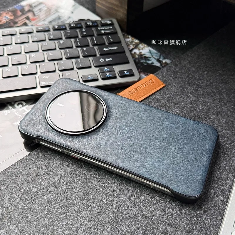 Luxury Leather Pattern Ultra-Thin Shockproof Bumper Case - Frameless Hard Back Cover