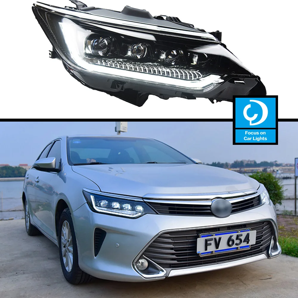 Car Front Headlight For Toyota Camry 2015 2017 HeadLamp LED Styling