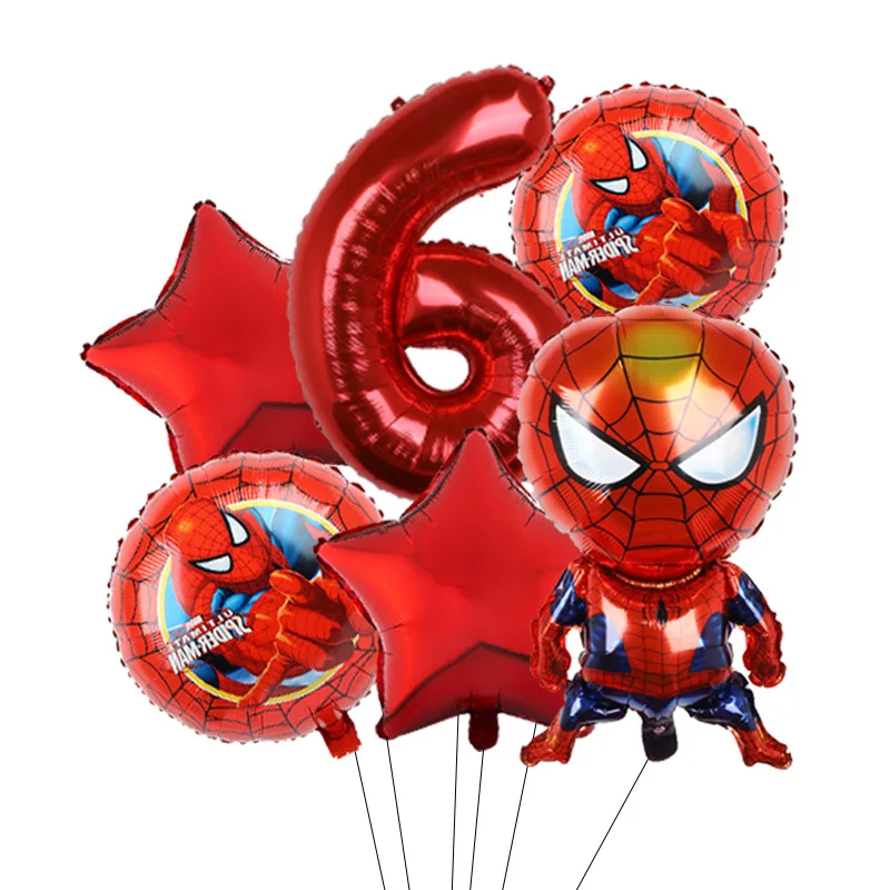 thumbnail image 1 of Nuevos suministros para decoración de fiesta de cumpleaños de Spidey y sus increíbles amigos Globos de Spidey Servilletas de papel Vasos Platos Baby Shower Niños, 1 of 5