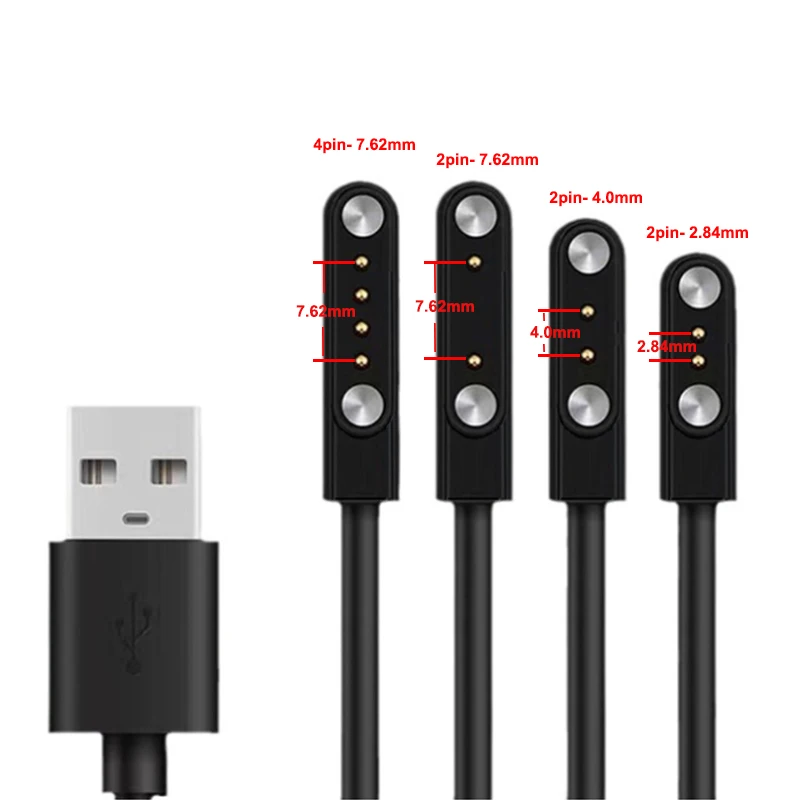 大人と子供のためのスマート充電ケーブルコード,充電アダプター,2ピン