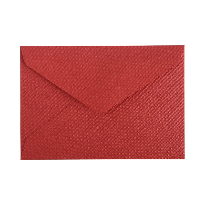 50pcs/lot High-grade Envelope Western Linen Texture 130g Paper Postcards Envelopes for Wedding Invitations Business Stationery