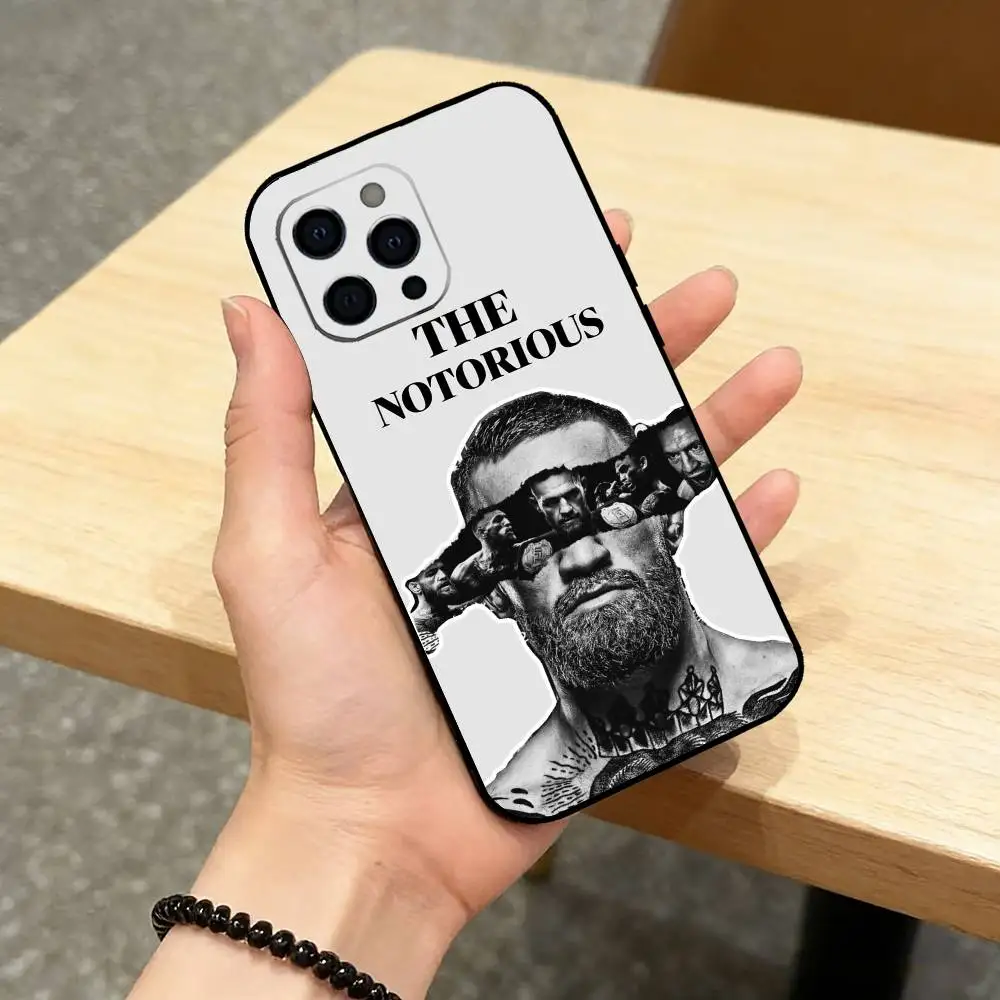 Black Soft Silicone Boxing Fighter Phone Case
