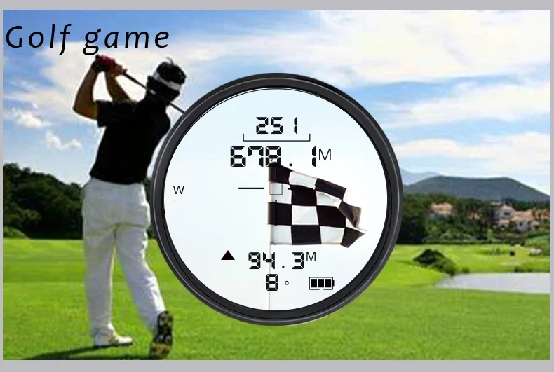 Description Picture 6 of itemSmart Laser speed angle altitude Distance Binocular 1500M 2500M Laser Rangefinders Laser Meter Range Finder Binocular