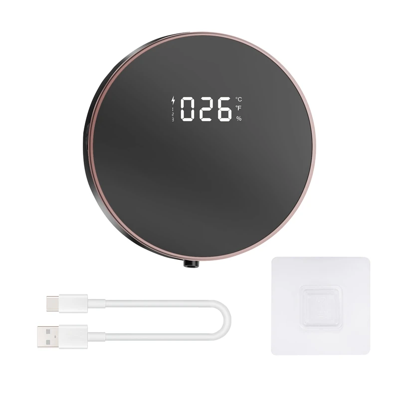 

300Ml Foam Soap Dispensers Pressless Automatic Sensor Foam Soap Liquid Dispenser Wall Mount Digital Display Soaper