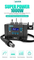 QUICK K8 1000W Smart hot air desoldering station， Can be widely used in various chip-level repairs, PCB manufacturing 1
