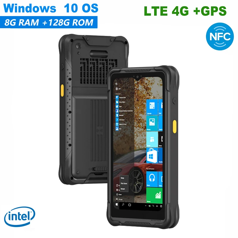 

Rugged Windows PDA 6.5-Inch Handheld Scanner Terminal Intel N5100 8G RAM 128G ROM 4G Lte 2D Scanner Mini Rugged Windows Tablet