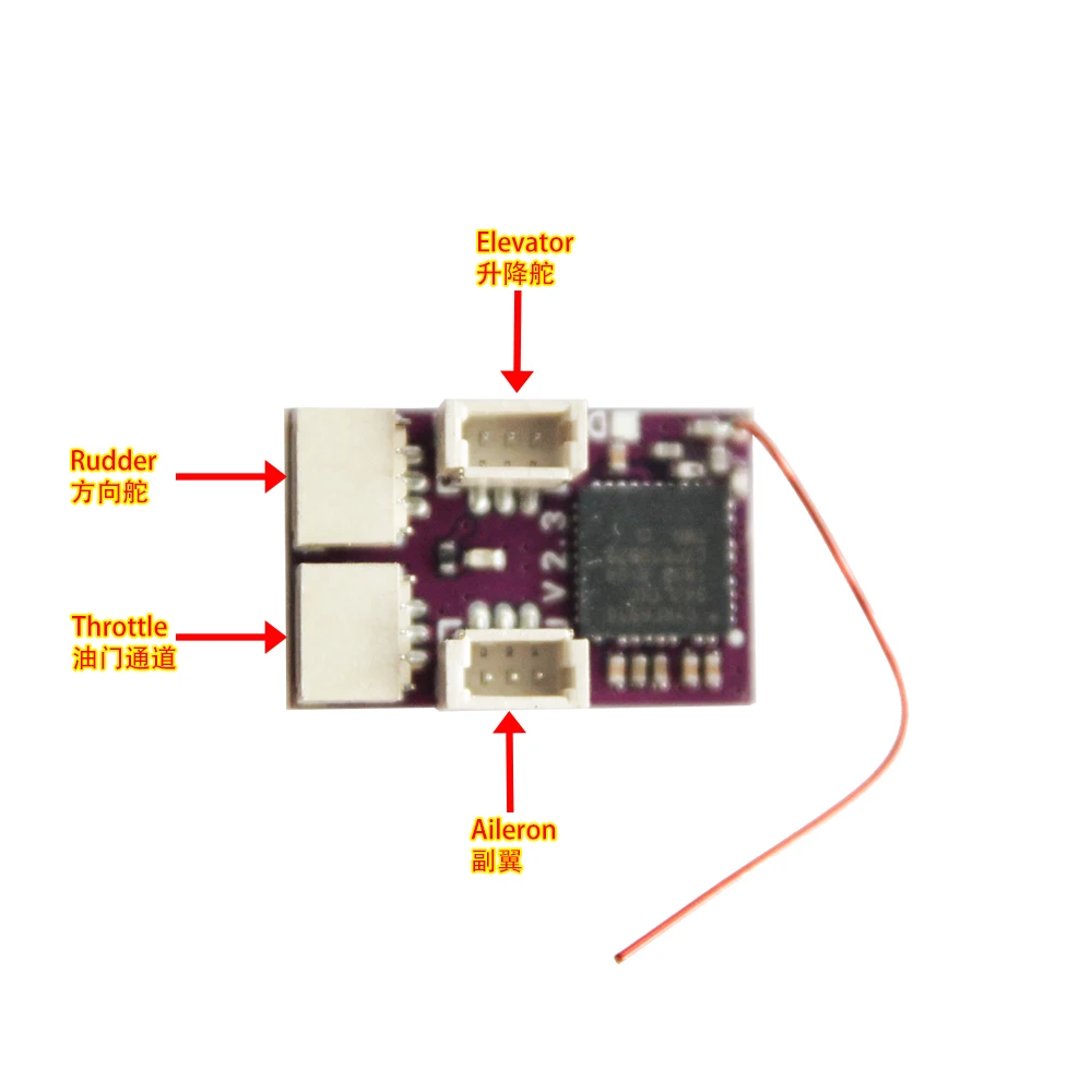RC receiver connector pinout diagram Spektrum Futaba Flysky FrSky